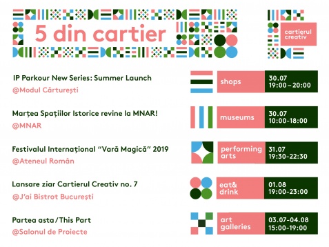 5 din Cartier // 29 iulie - 4 august 2019