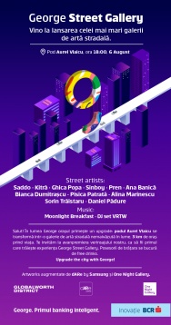 One Night Gallery anunță primul concert augmentat din România în cadrul lansării celei mai mari galerii de artă stradală