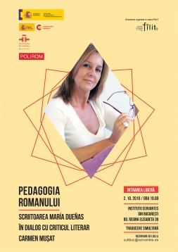 María Dueñas, autoarea bestsellerului Iubirile croitoresei, în dialog cu Carmen Mușat