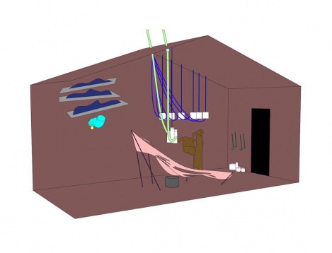   Sandwich prezintă expoziția  Chocolate Lamb BubbleGum a artistului chinez Jin Ningning