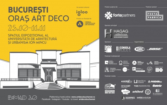 B:MAD 3.0 „București - Oraș Art Deco” - redescoperire, contextualizare, dezbatere