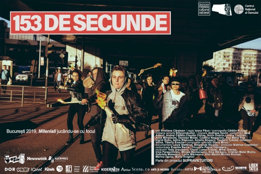 153 DE SECUNDE  - Manifestul milenialilor,  pe scena Centrului Național al Dansului din București
