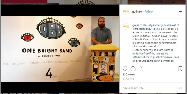 23 de agenții de publicitate și PR locale au strâns aproximativ 100 de kilograme de plastic în proiectul Plasti Prix