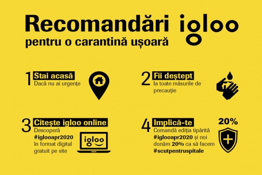 IGLOO se alătură cauzei #scutpentruspital