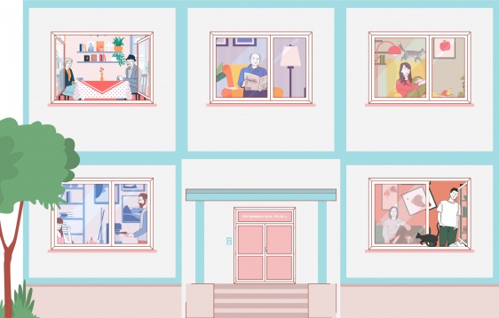 Cum să construiești un bloc pe timp de carantină - o inițiativă marca Dume de Mestecat X 441 Design Studio