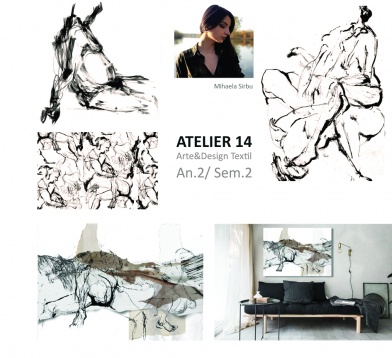 Departamentul Arte Textile – Design Textil din cadrul UNArte prezintă expoziţia virtuală Atelier 14/ on-line/ Arte&Design textil/ 2020 