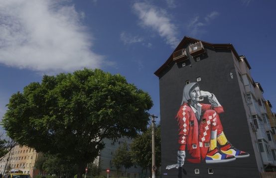 Cea mai mare lucrare de artă stradală din România va fi la Sibiu - peste 1.600 metri pătrați de culoare completează Turul de Street Art