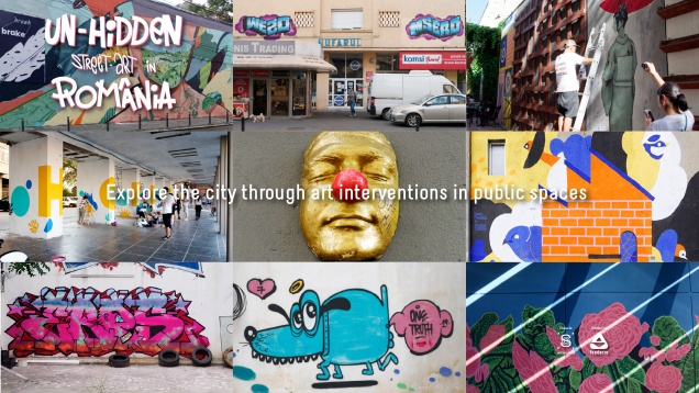 Descoperă un nou videoclip care dezvăluie picturi murale proaspete și intervenții de artă stradală pe zidurile Bucureștiului
