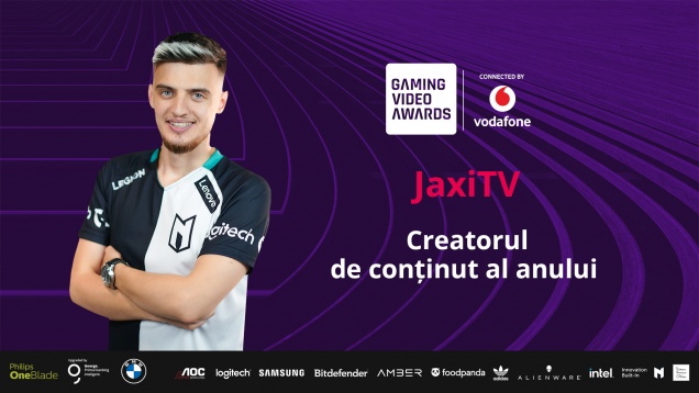 Jaxi este creatorul de conținut al anului la Gaming Video Awards