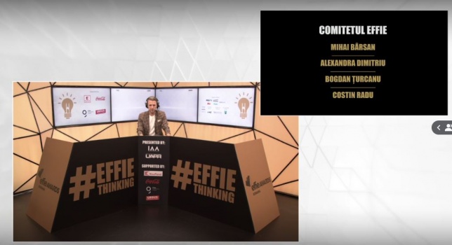 41 de premii au fost acordate la Gala de Premiere Effie 2020, prima în format digital