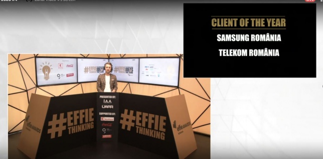 41 de premii au fost acordate la Gala de Premiere Effie 2020, prima în format digital