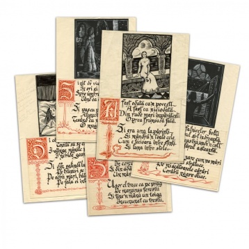 Miorița, Meșterul Manole și Zburătorul în arte vizuale, ilustrație de carte și muzică rock