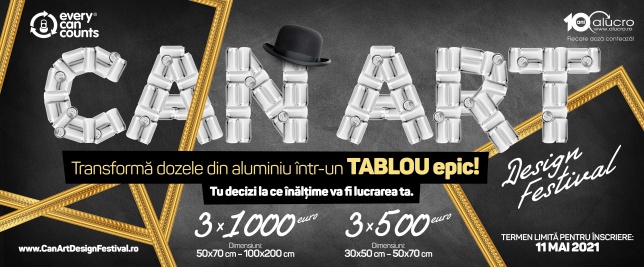 Concursul Can Art&Design Festival caută creativi care pot face artă din doze de băutură 