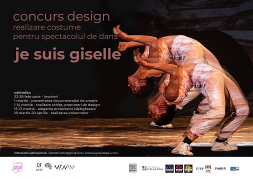 Timișoara devine casă pentru dansul contemporan - Unfold Motion caută tineri designeri și arhitecți pentru „Je suis Giselle”