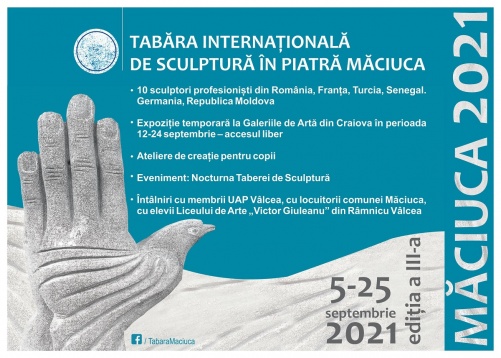   Cea de-a treia ediție a Taberei Internaționale de Sculptură în Piatră Măciuca, între 5 – 25 septembrie