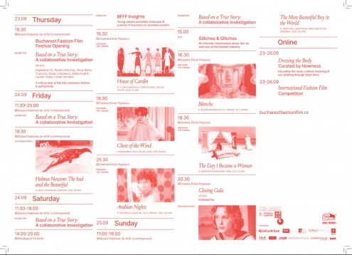 Bucharest Fashion Film Festival | PROGRAM