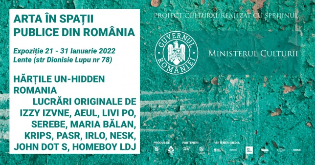 Vizitează expoziția Arta în spații publice din România și descoperă arta urbană 