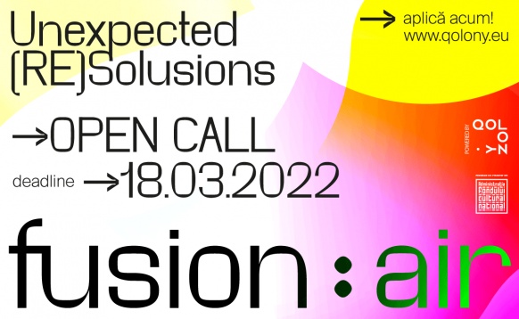 Qolony caută patru artişti români care să colaboreze cu oameni de știință, pentru ediția a 3-a FUSION:AIR 