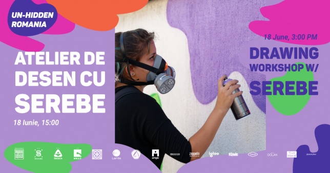 Desenează cu Serebe la noul atelier Un-hidden Romania 