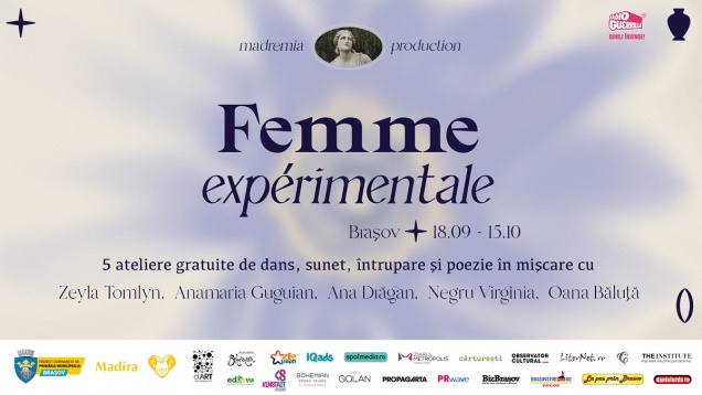 Femme expérimentale | 5 ateliere gratuite de dans, sunet, întrupare și poezie în mișcare pentru femei și adolescente 