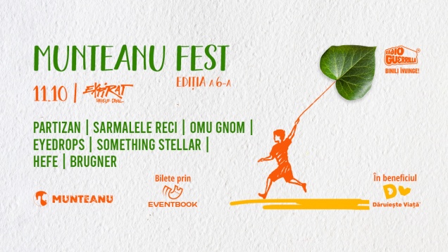 Ediția a 6-a a Munteanu Fest va avea loc pe 11 octombrie