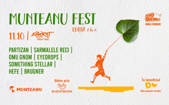 7 artiști locali participă la evenimentul caritabil Munteanu Fest, în beneficiul Dăruiește Viață