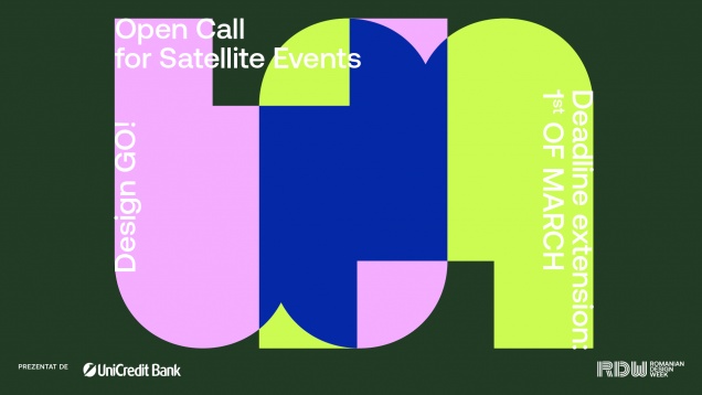 RDW Design GO! | Apel deschis pentru evenimente satelit 
