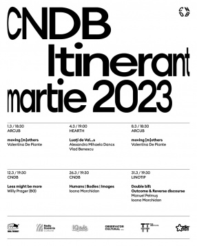 Centrul Național al Dansului București lansează stagiunea CNDB Itinerant