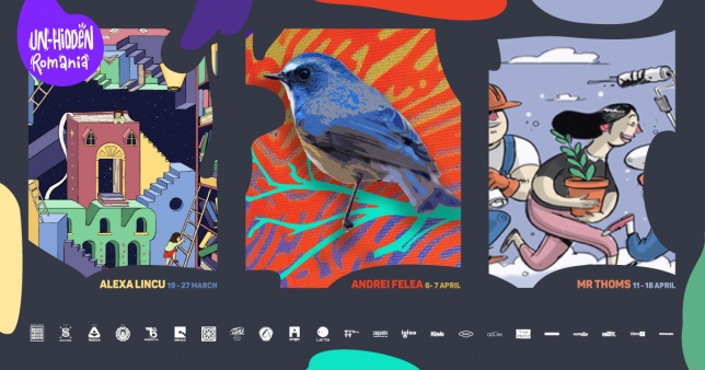 Noile intervenții artistice din cadrul programului Un-hidden Romania