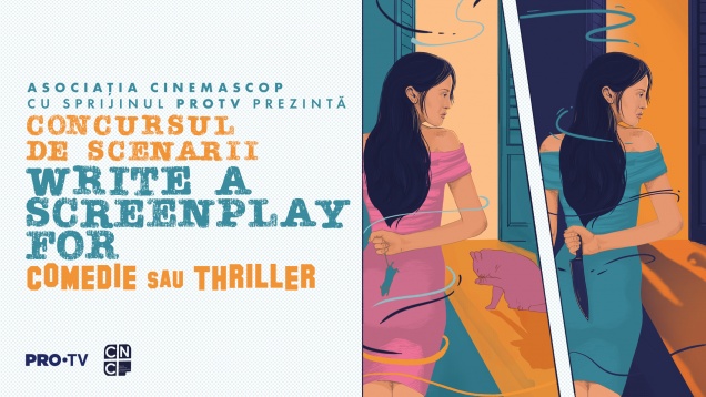 WRITE A SCREENPLAY FOR A COMEDY OR A THRILLER!