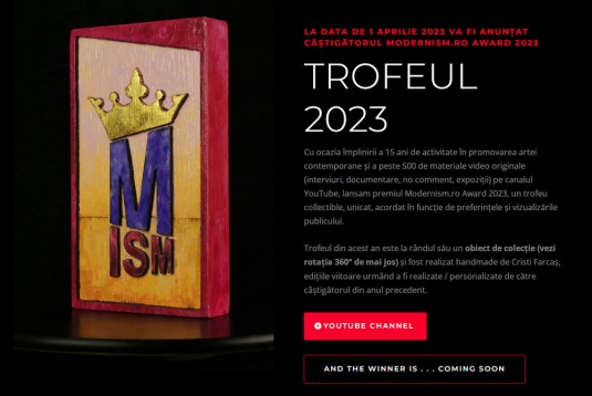 Lista scurtă de nominalizări pentru Modernism Award 2023