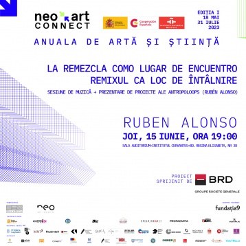 Sesiune muzicală remixată, un proiect Antropoloops (Spania), la sediul Institutului Cervantes 