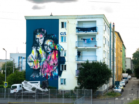 Festivalul de Artă Stradală din Sibiu s-a încheiat. În premieră se pot cumpăra segmente din cele 5 noi picturi murale