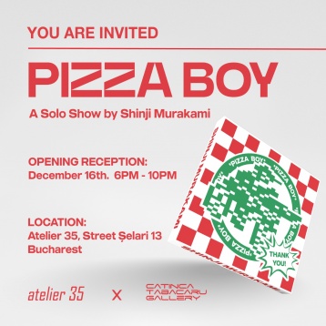 Pizza Boy a solo exhibition by Shinji Murakami 
