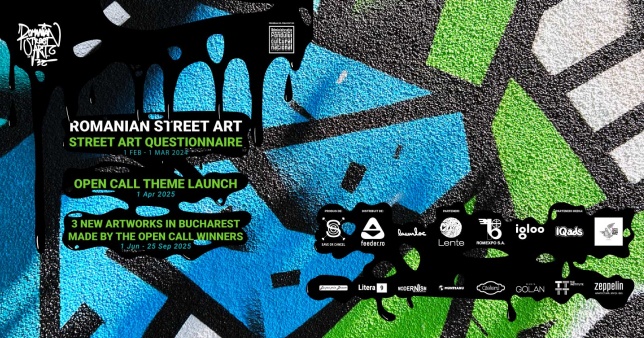 Romanian Street Art lansează un sondaj pentru a contura tema apelului deschis pentru intervenții artistice