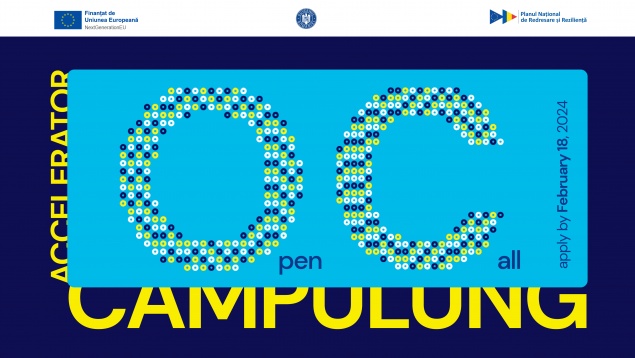  Apel deschis lansat artiștilor emergenți pentru înscrierea în programul ACCELERATOR CÂMPULUNG