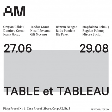 12 artiști expun la galeria de artă Arsmonitor: TABLE et TABLEAU