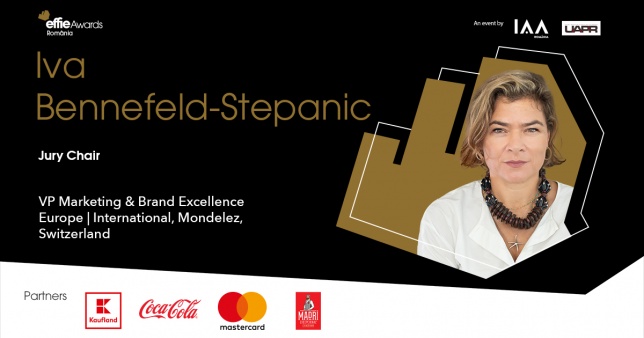Iva Bennefeld-Stepanic, VP Marketing & Brand Excellence, Europa | internațional, Mondelēz Elveția, numită Președintă a Juriului Effie Awards România 2025