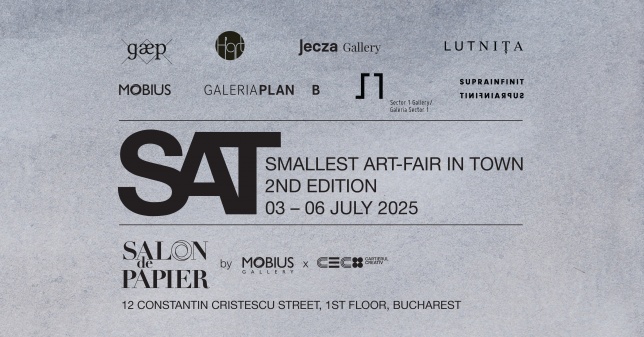SAT – singurul târg de artă din România dedicat lucrărilor pe hârtie revine cu a doua ediție