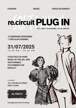 ALTRNTV lansează colecția re.circuit, produse vestimentare sustenabile create într-un program pentru tineri designeri și modei circulare 