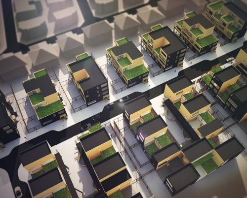 Ioana Bunciu Săraru // Ansamblu urban Vatra Luminoasă