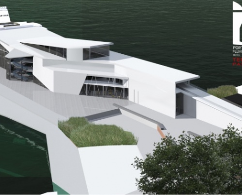 Emilia Pavel // Port turistic fluvial - Terminal pasageri