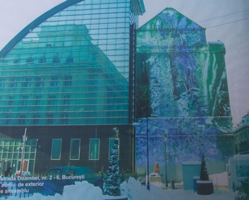 Ileana Maria Vasile // Calcan - intervenție decorativă