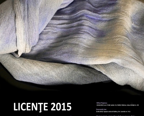 Expozițiile absolvenților de Arte textile - Design textil/2015