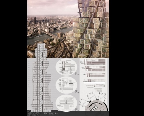 Alexandru Bălan // Organic Growing Skyscraper