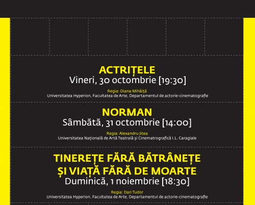 Teatrul DIPLOMA începe astăzi