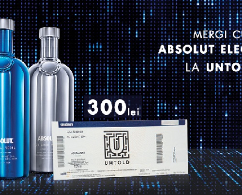 La UNTOLD Festival cu ABSOLUT Electrik