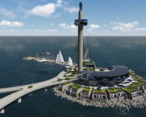 Marius Militaru // Centru spa - Insula artificială 