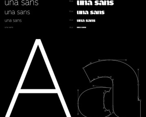 Andrei Turenici // Una sans - tip de literă