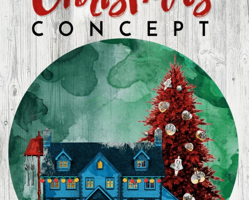 V FOR VINTAGE CHRISTMAS CONCEPT